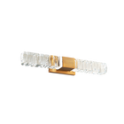 Juliet Crystal Vanity/Sconce Aged Brass