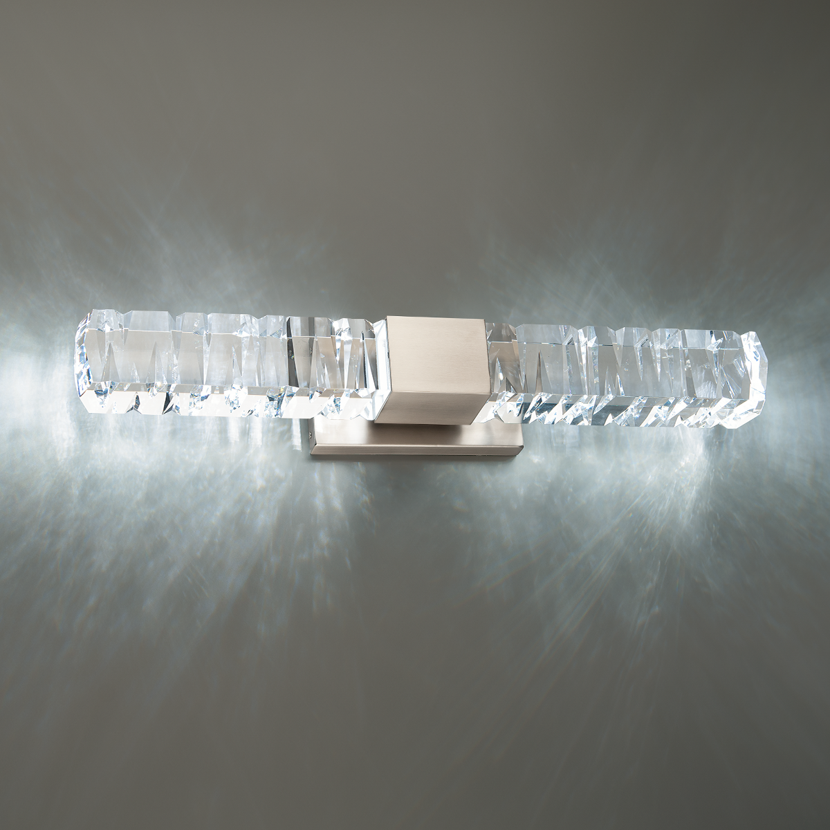 Juliet Crystal Vanity/Sconce Brushed Nickel
