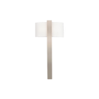 Curvana Fabric Sconce Brushed Nickel