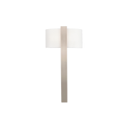 Curvana Fabric Sconce Brushed Nickel