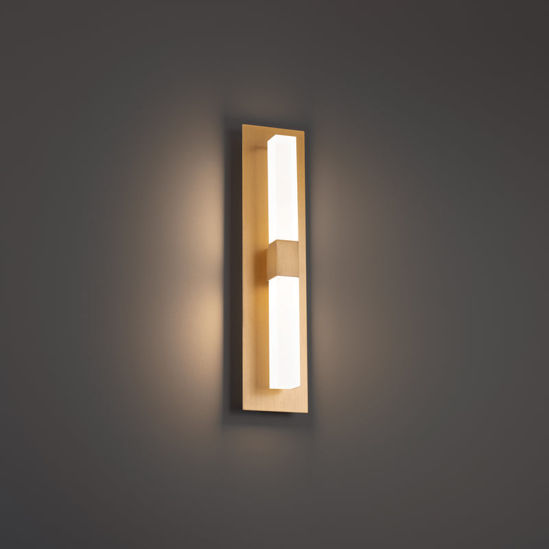 Camelot Wall Sconce Aged Brass