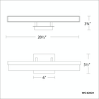 Minx Vanity 21in line drawing