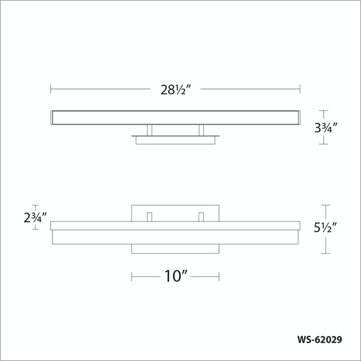 Minx Vanity 29in line drawing