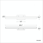 Minx Vanity 39in line drawing
