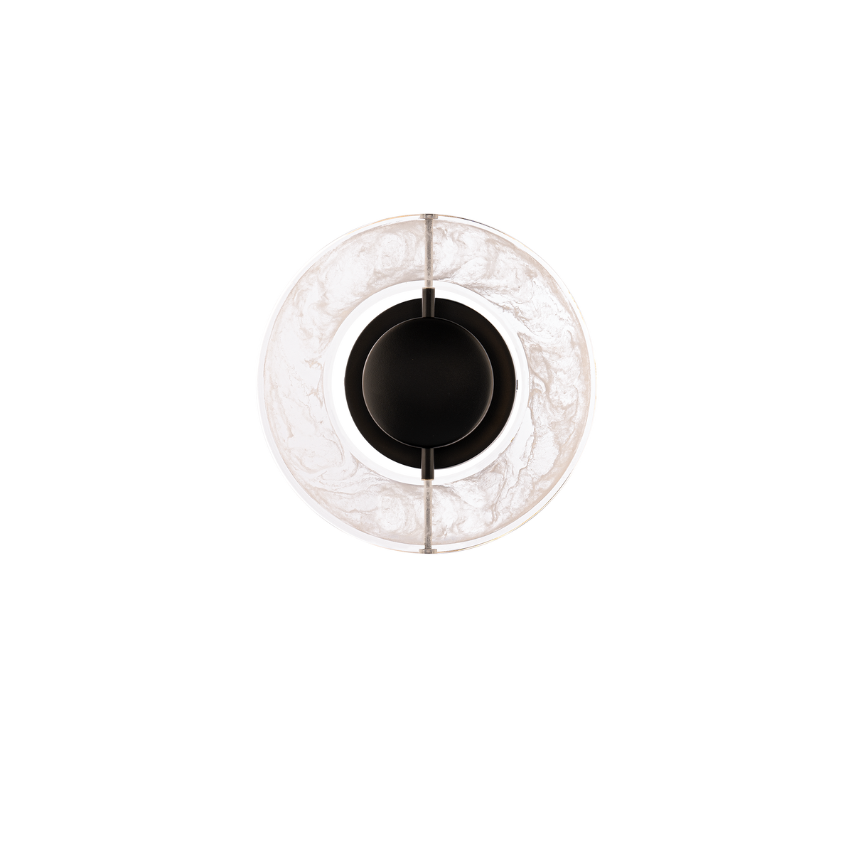 Cymbal Sconce Black