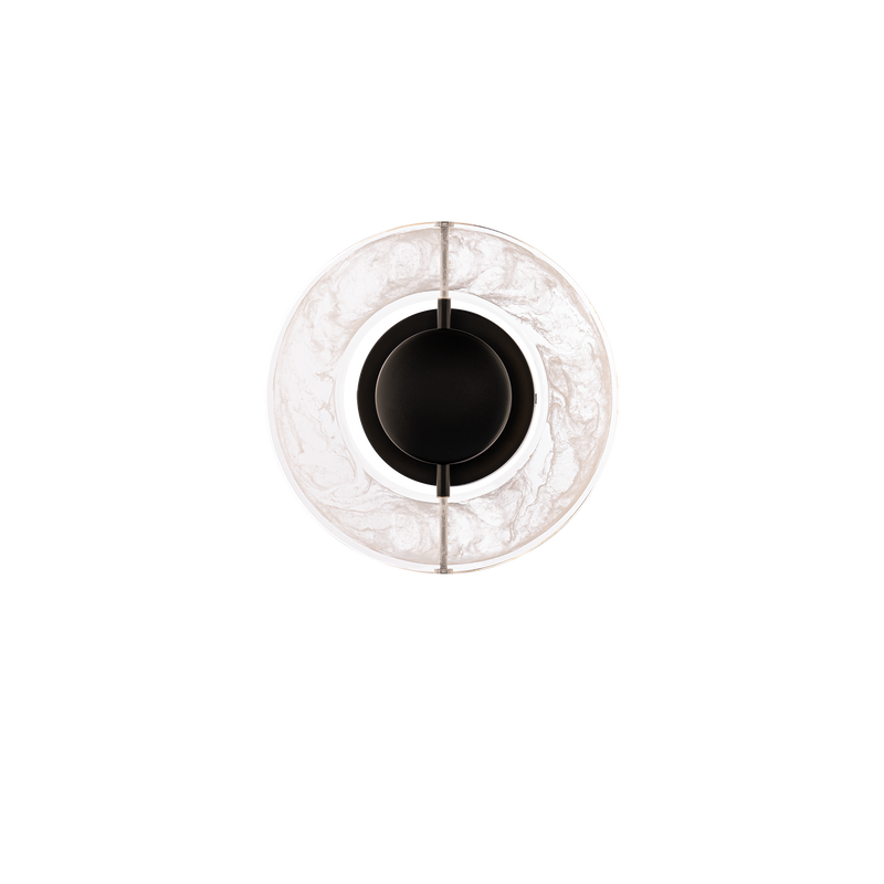 Cymbal Sconce Black