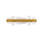 Acropolis Alabaster Sconce - Aged Brass 27in