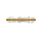 Acropolis Alabaster Sconce - Aged Brass 37in