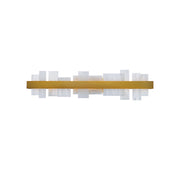 Acropolis Alabaster Sconce - Aged Brass 37in