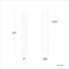 Barre 27in line drawing