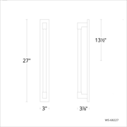Barre 27in line drawing