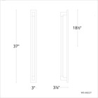 Barre 37in line drawing