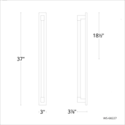 Barre 37in line drawing