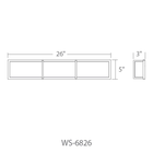 Bahn 26in line drawing