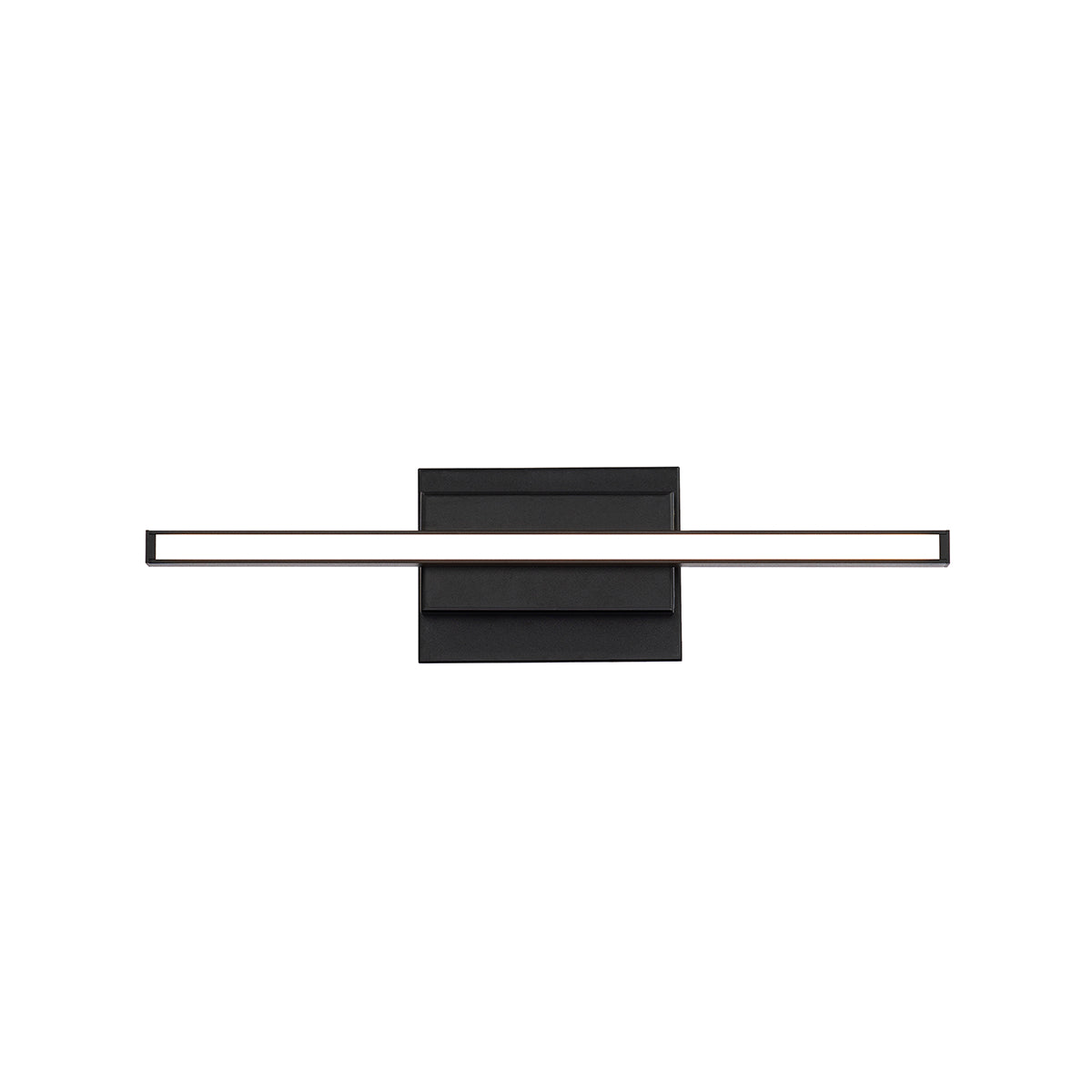 Parallax Bathroom Vanity & Sconce 18in Black