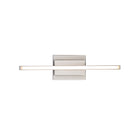 Parallax Bathroom Vanity & Sconce 18in Brushed Nickel
