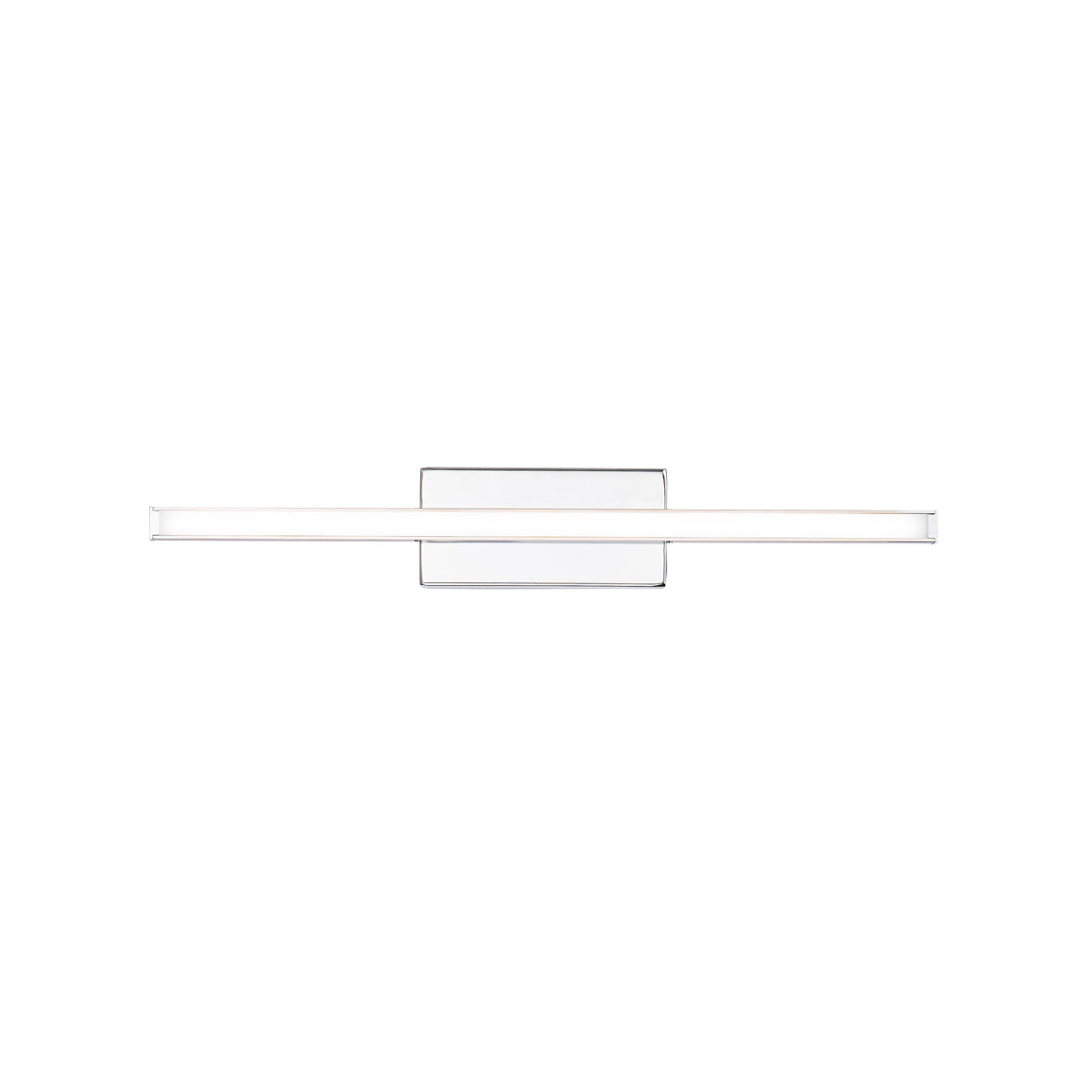 Parallax Bathroom Vanity & Sconce 18in Chrome