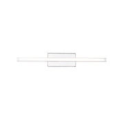 Parallax Bathroom Vanity & Sconce 18in Chrome