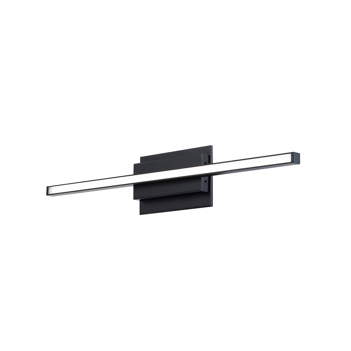 Parallax Bathroom Vanity & Sconce 24in Black
