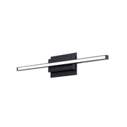 Parallax Bathroom Vanity & Sconce 24in Black