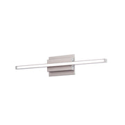 Parallax Bathroom Vanity & Sconce 24in Brushed Nickel
