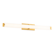 Carlisle Bath Sconce Aged Brass Angle 2