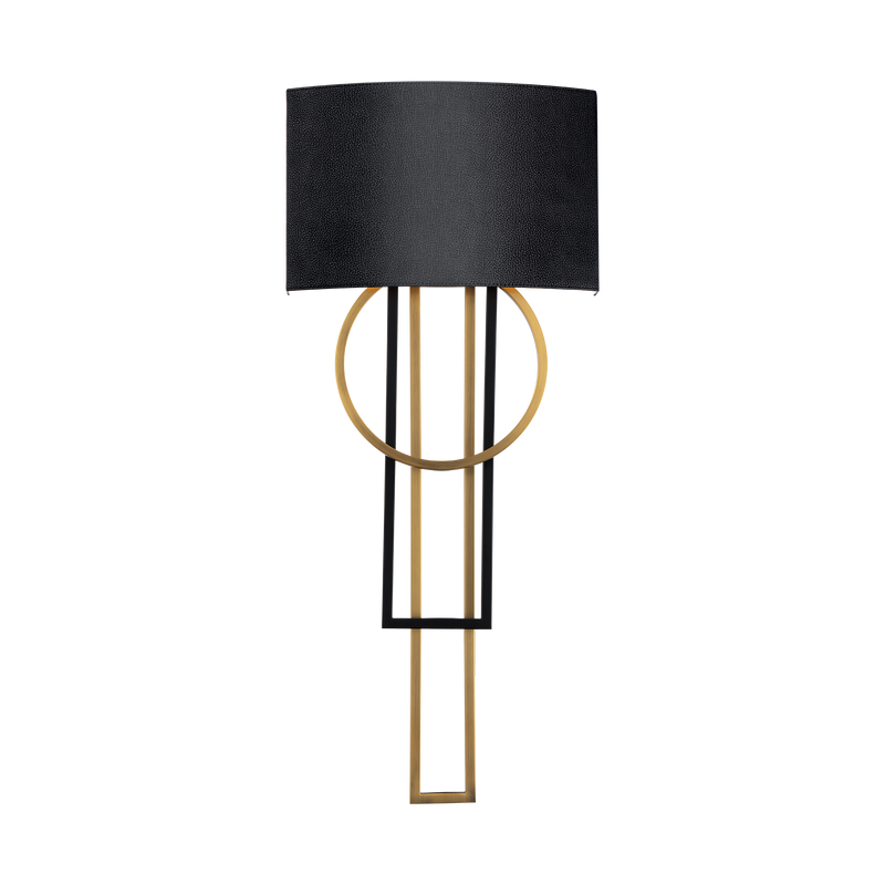 Sartre Leather Sconce