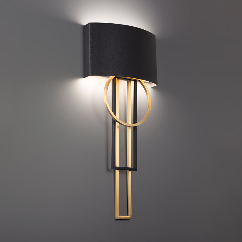 Sartre Leather Sconce