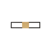Peekaboo Bath & Wall 22in Black/Aged Brass