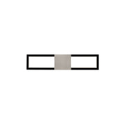 Peekaboo Bath & Wall 22in Black/Brushed Nickel
