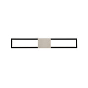 Peekaboo Bath & Wall 32in Black/Brushed Nickel