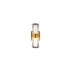 Hourglass 10in Sconce Aged Brass