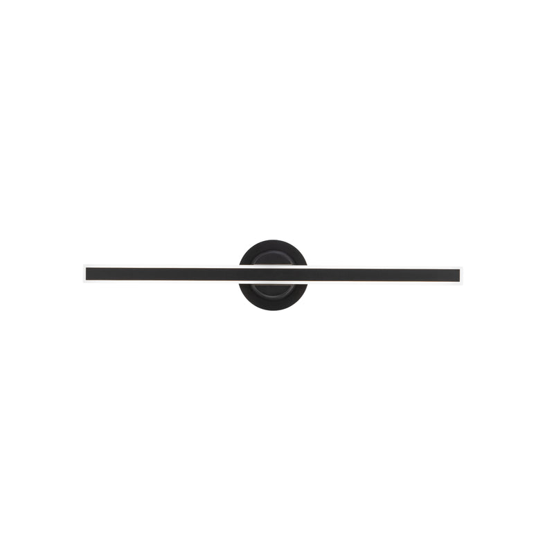 Bastone Bath  Vanity Sconce 26in Black
