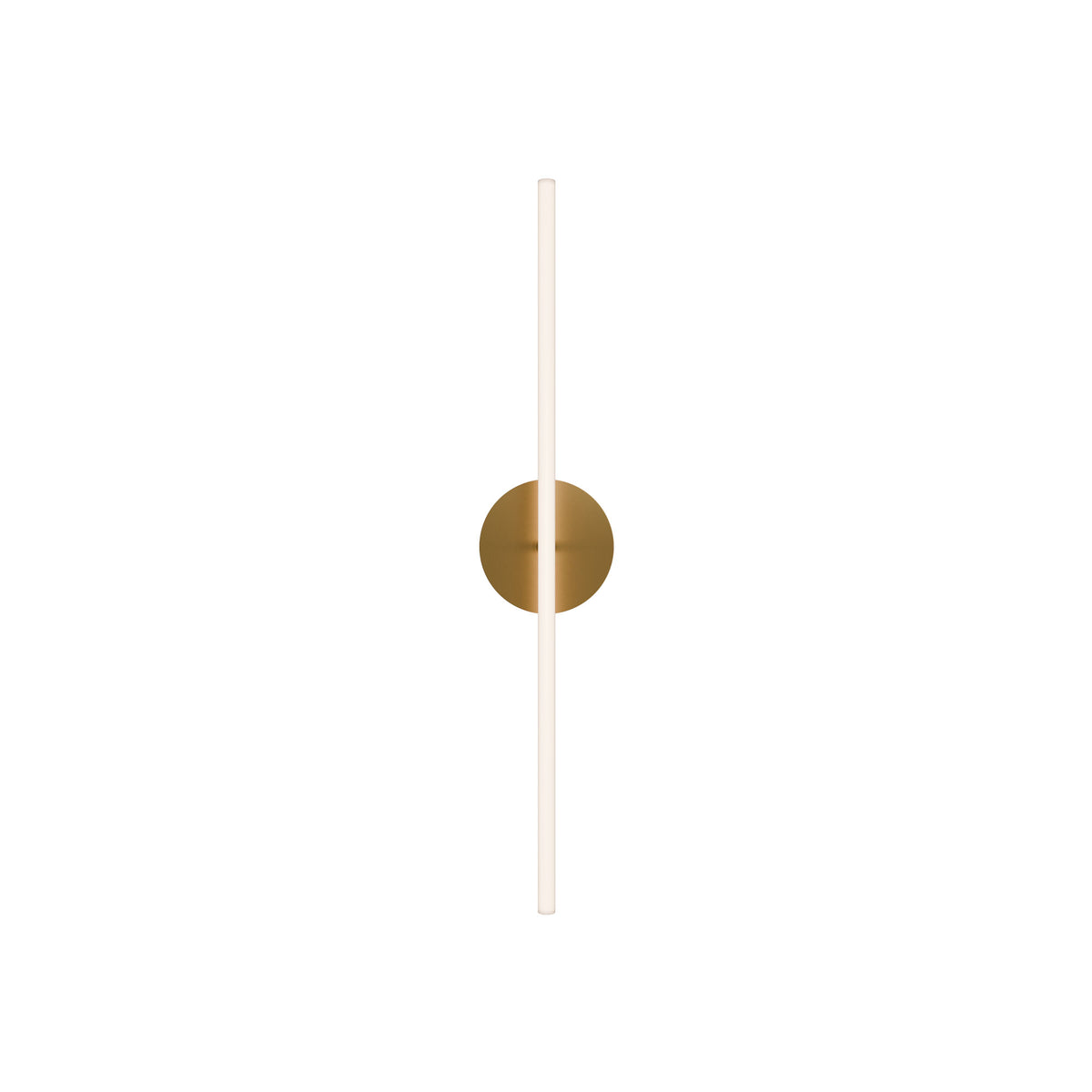 Lanky 27in Wall Sconce Aged Brass