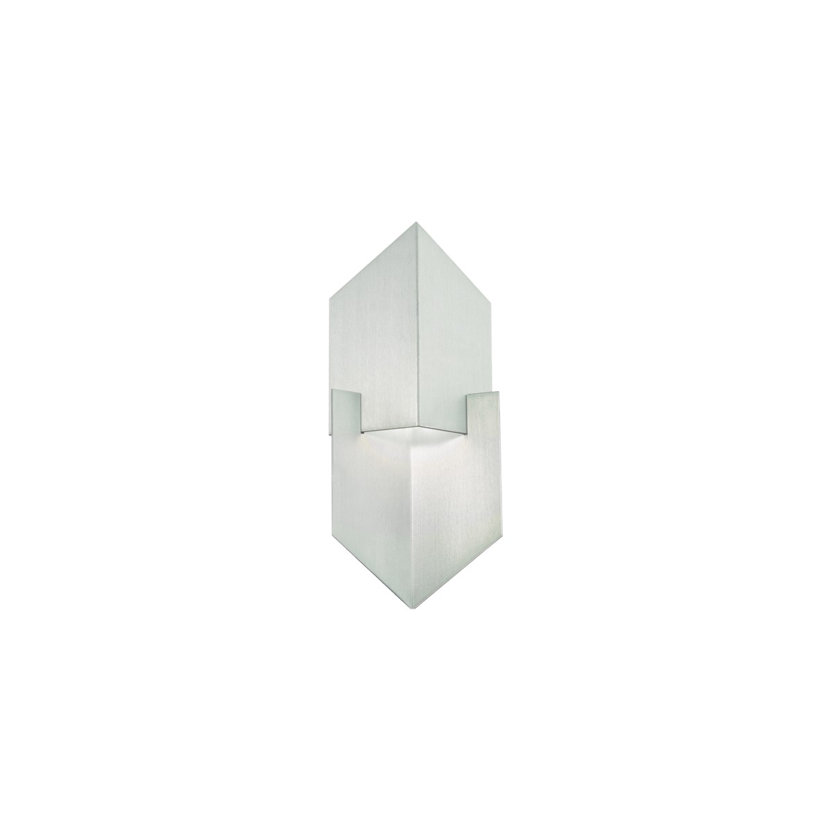 Cupid Outdoor Sconce Brushed Aluminum