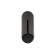 Clog Outdoor Sconce 22in Basalt Stone/Black