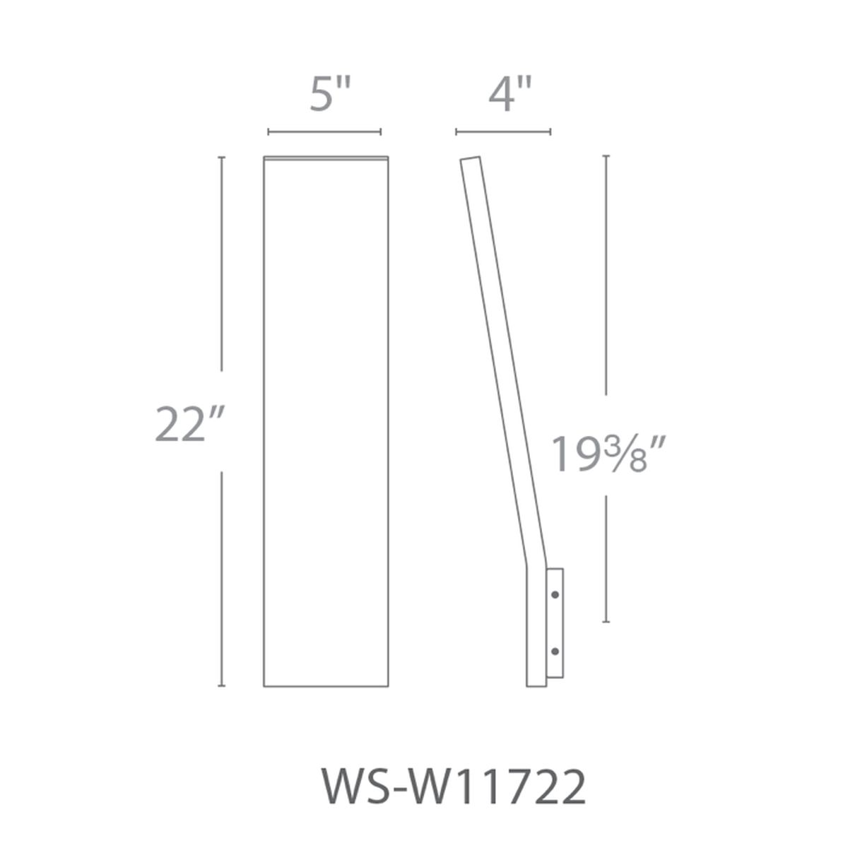 Blade 22in line drawing