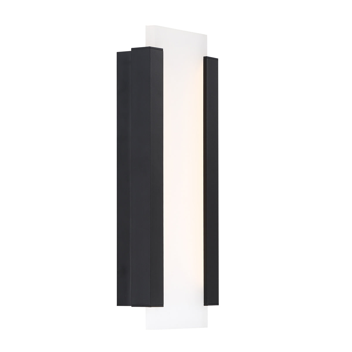 Fiction 14in Outdoor Sconce Black