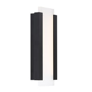 Fiction 14in Outdoor Sconce Black