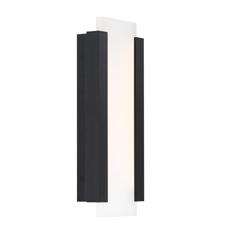 Fiction 14in Outdoor Sconce Black