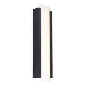 Fiction 20in Outdoor Sconce Black