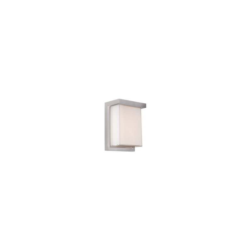 Ledge In/Outdoor Sconce 277V 8IN - Brushed Aluminum
