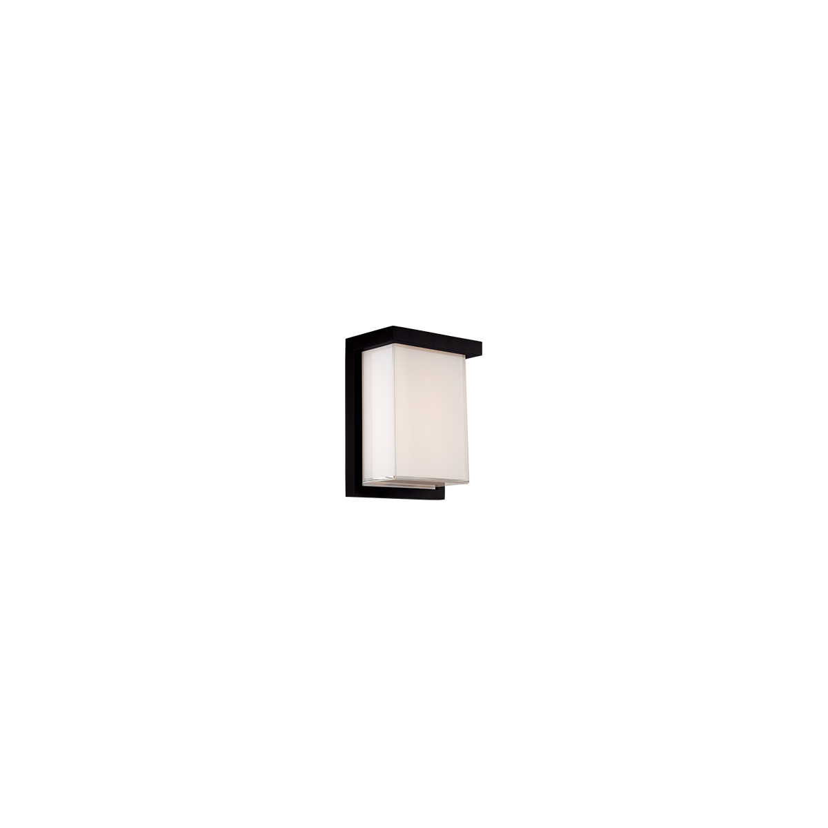 Ledge In/Outdoor Sconce 8IN - Black