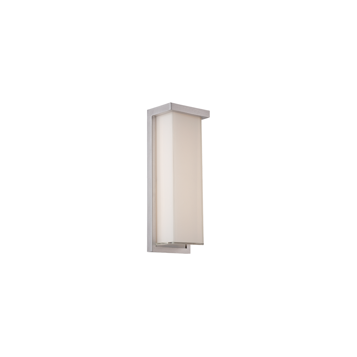 Ledge In/Outdoor Sconce 14IN - Brushed Aluminum