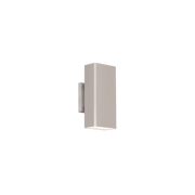 Edgey 10in Outdoor Sconce Brushed Aluminum