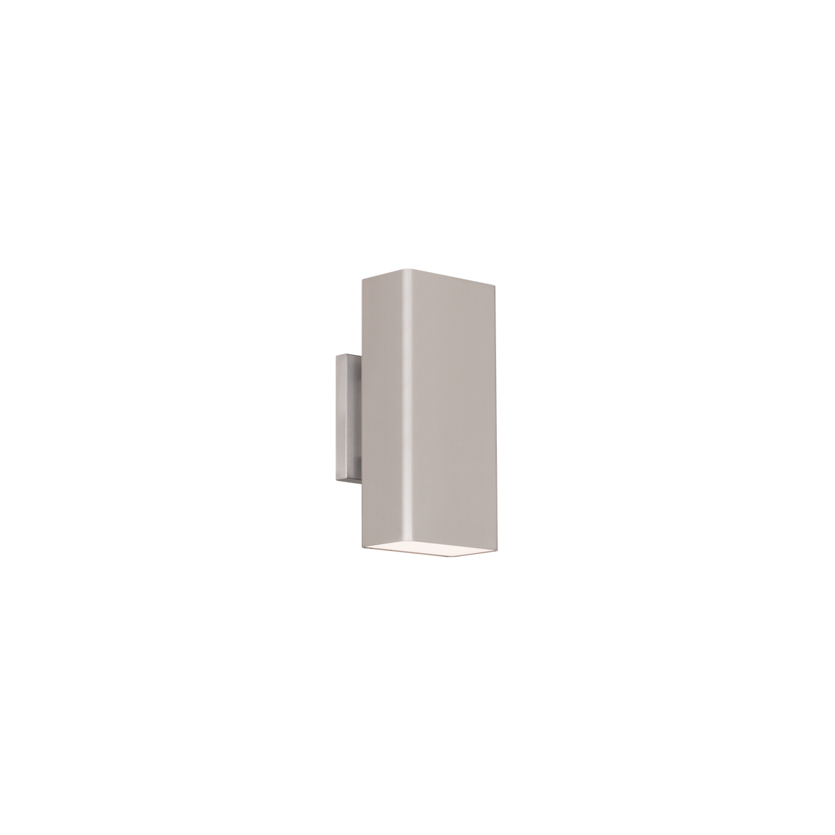 Edgey 10in Outdoor Sconce Brushed Aluminum