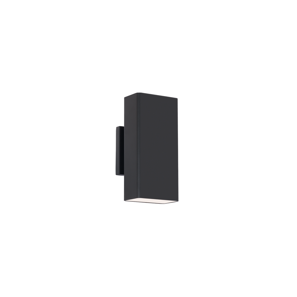 Edgey 10in Outdoor Sconce Black