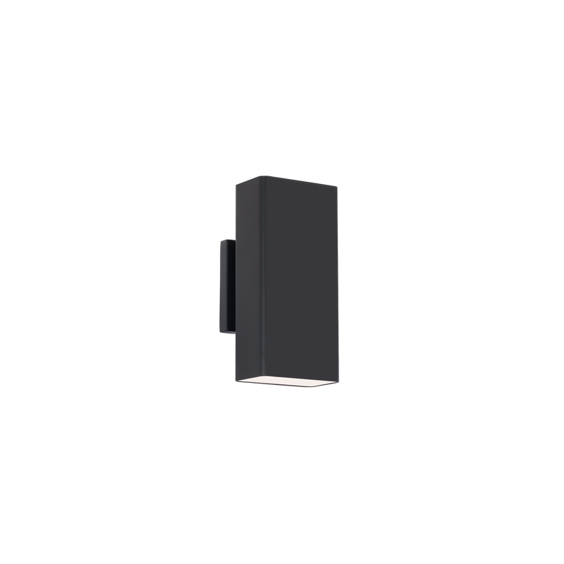 Edgey 10in Outdoor Sconce Black