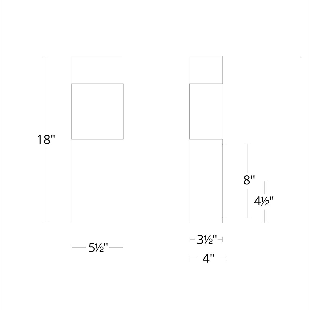 Monarch 18in line drawing