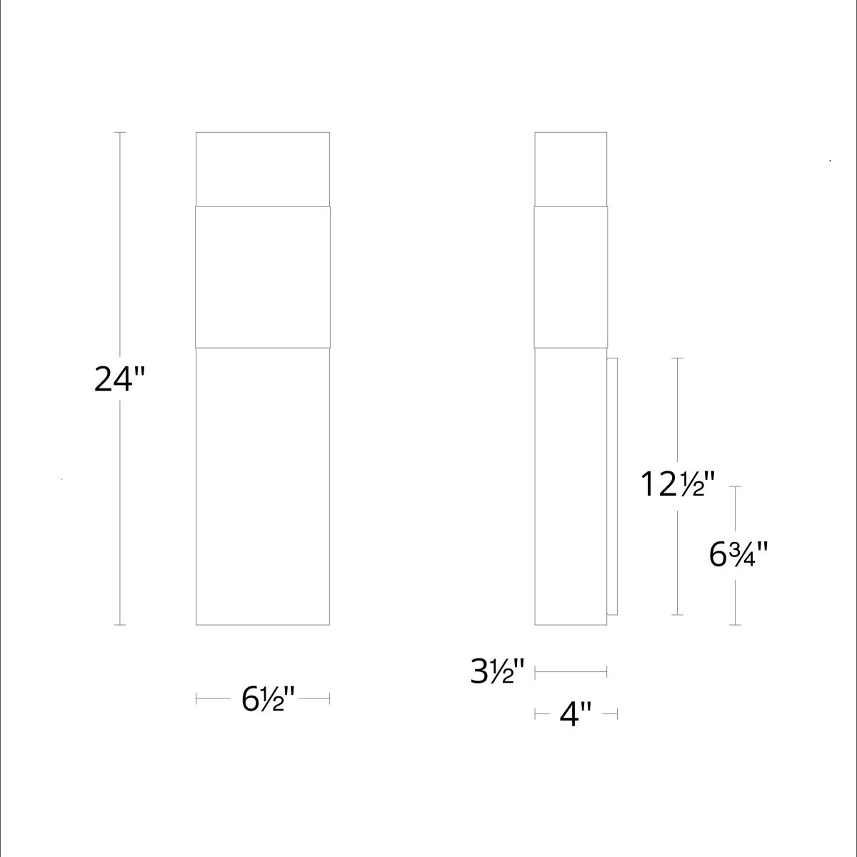 Monarch 24in line drawing